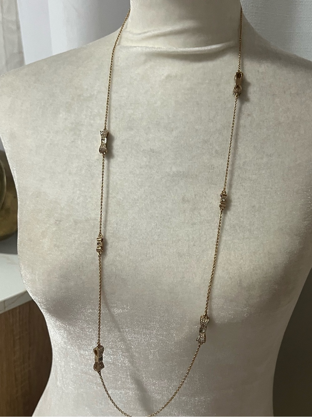 kate spade Long Gold Station Necklace